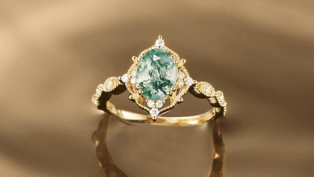 Exploring the Unique Features of Moss Agate Rings: What to Look For