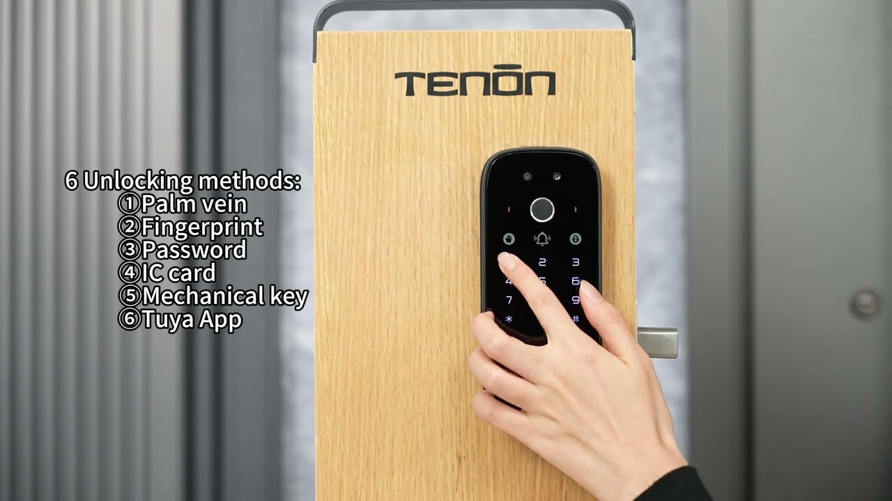 Tenon K10 Pro: Face Fingerprint Door Lock for Modern Security Needs